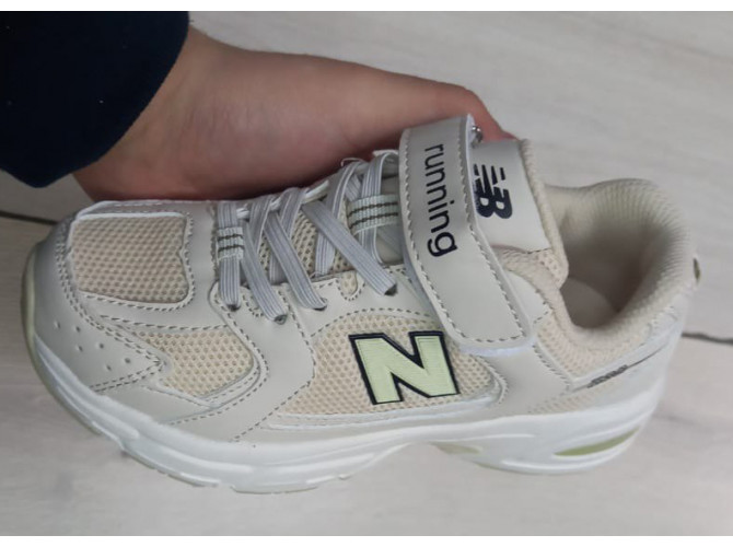 New Balance 530 Running White Beige детские