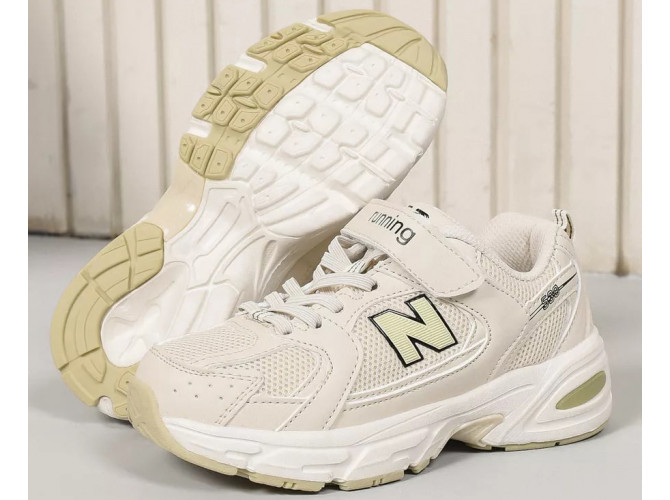 New Balance 530 Running White Beige детские