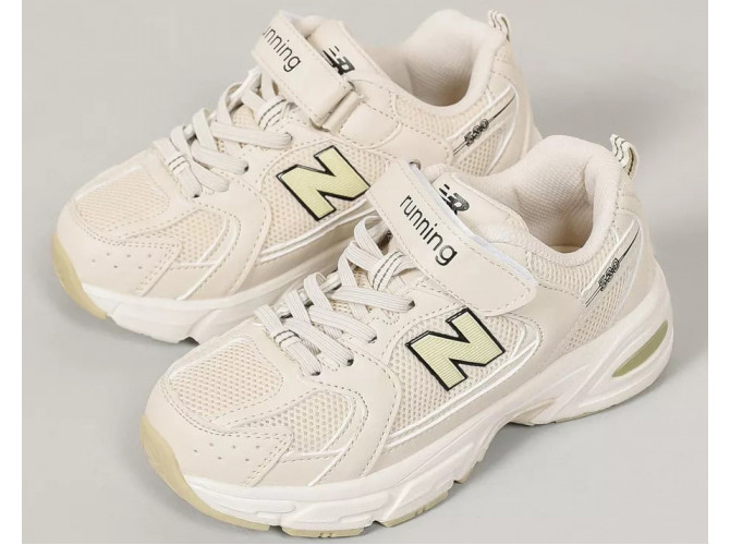 New Balance 530 Running White Beige детские