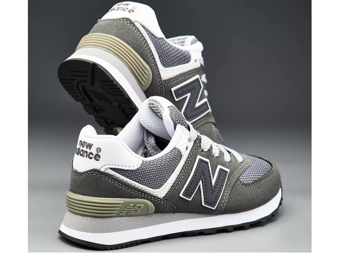 New Balance 574 Camo Green Grey White детские