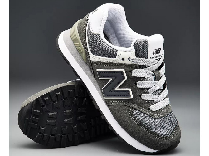 New Balance 574 Camo Green Grey White детские