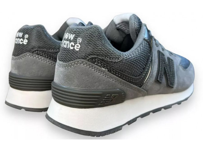 New Balance 574 Deep Grey White детские