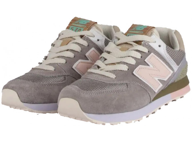 New Balance 574 Grey Pink Детские 