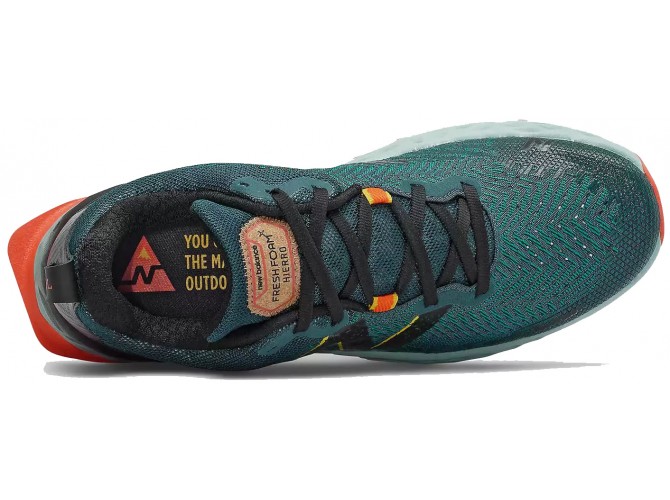 New Balance Fresh Foam Hierro v6 мужские зеленые с черным