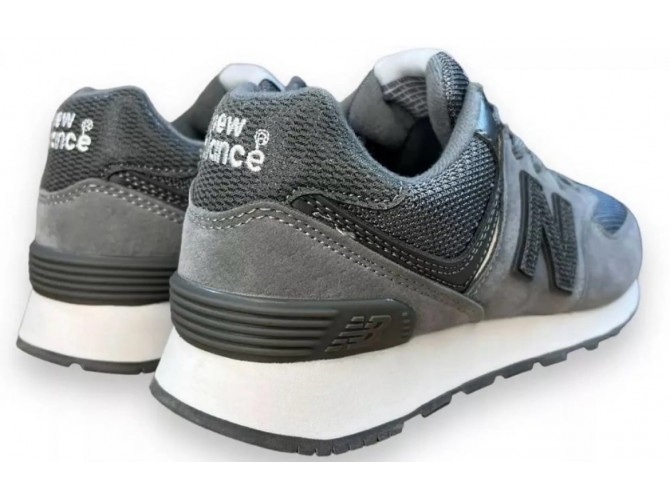 New Balance 574 Deep Grey White Детские