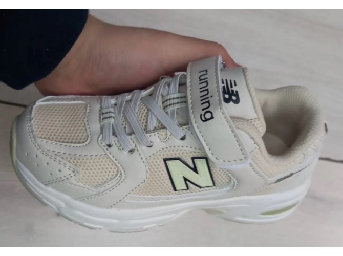 New Balance 530 Rinning White Beige Детские