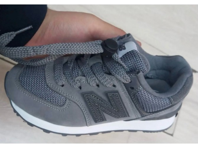 New Balance 574 Deep Grey White Детские