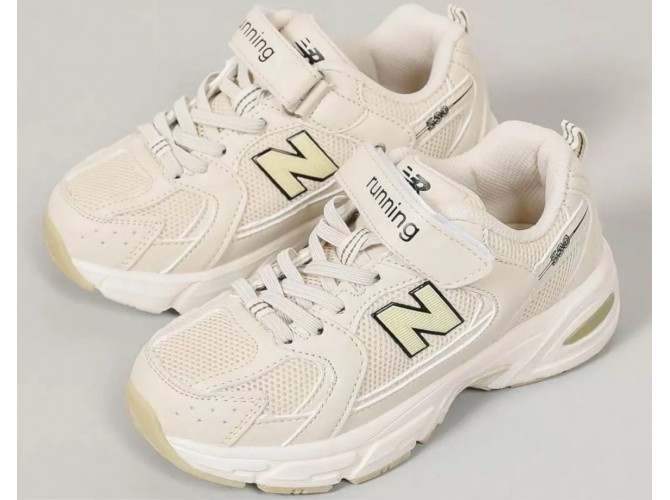 New Balance 530 Rinning White Beige Детские