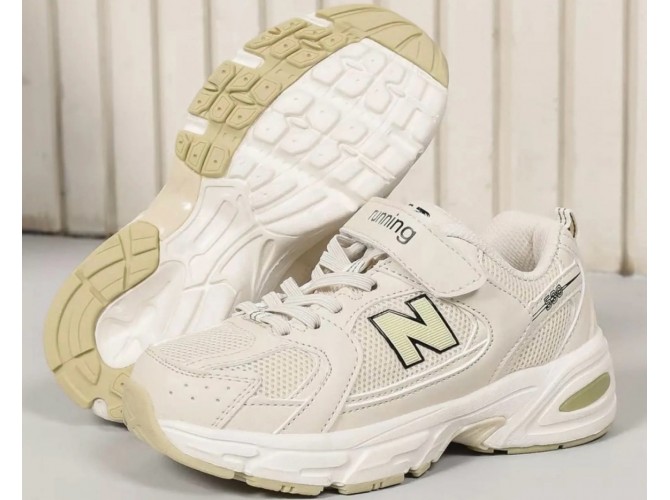 New Balance 530 Rinning White Beige Детские