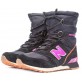 New Balance Snow Boots зимние с мехом черные с розовым
