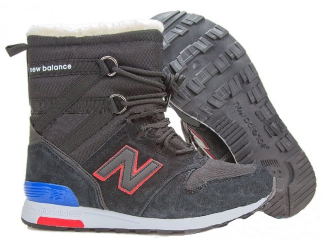 New Balance Snow Boots зимние с мехом черные