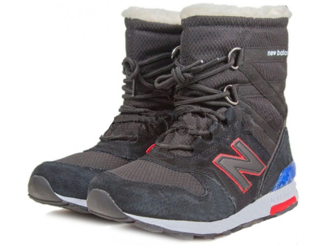 New Balance Snow Boots зимние с мехом черные