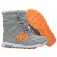 New Balance Snow Boots зимние с мехом серые с оранжевым