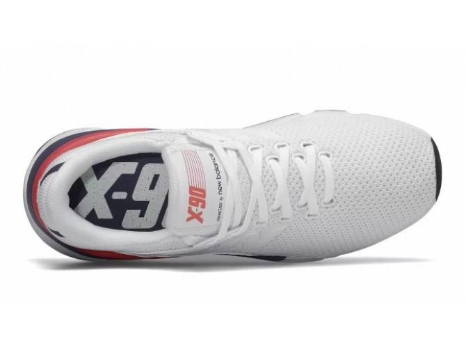 Кроссовки New Balance Х-90 белые с фиолетовым