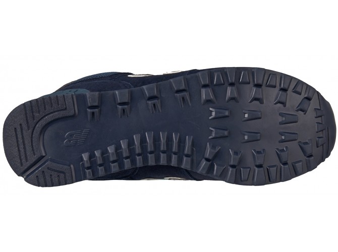 New Balance 574 мужские полностью синие с мехом