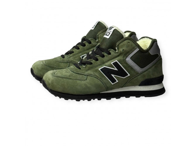 New Balance 574 Classic Green С Мехом