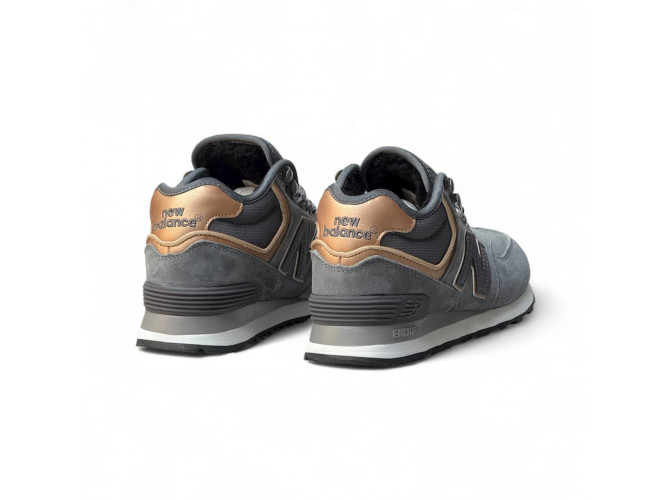 New Balance 574 Encap Grey Gold С Мехом