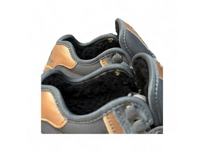 New Balance 574 Encap Grey Gold С Мехом