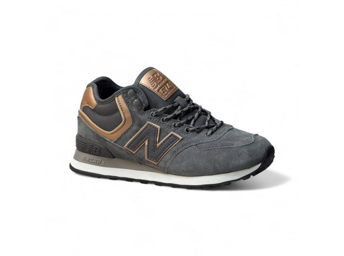 New Balance 574 Encap Grey Gold С Мехом