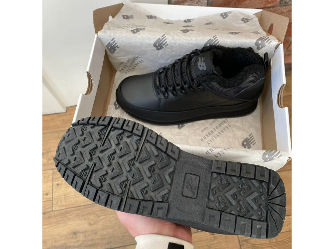 New Balance 754 Black с мехом