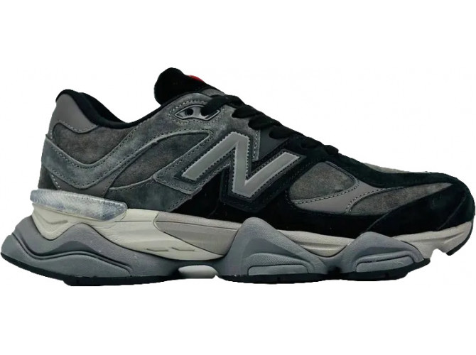 New Balance 9060 Dark Grey Winter С Мехом