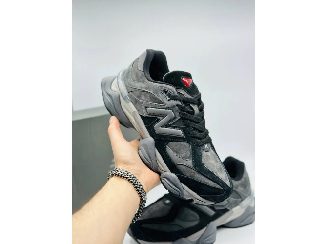 New Balance 9060 Dark Grey Winter С Мехом