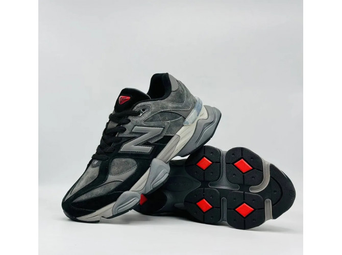 New Balance 9060 Dark Grey Winter С Мехом
