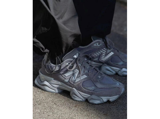 New Balance 9060 Deep Grey С Мехом