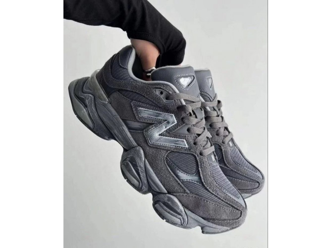 New Balance 9060 Deep Grey С Мехом