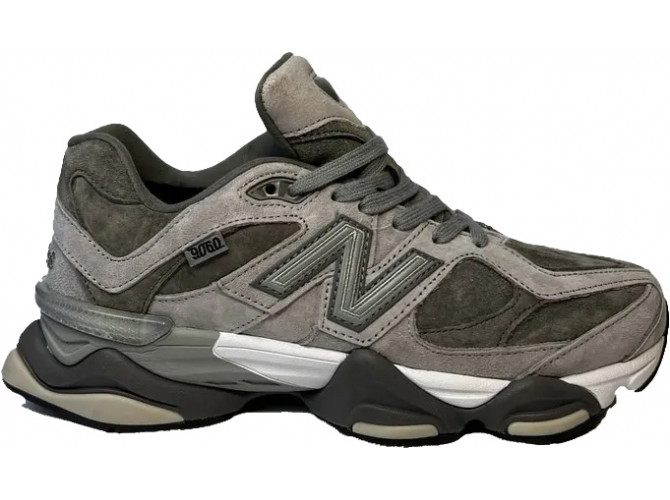 New Balance 9060 Grey Beige Inside С Мехом