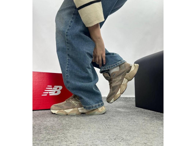 New Balance 9060 Mushroom С Мехом