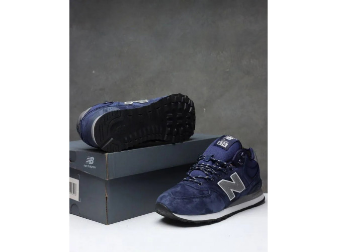 New Balance Classic 574 Blue С Мехом