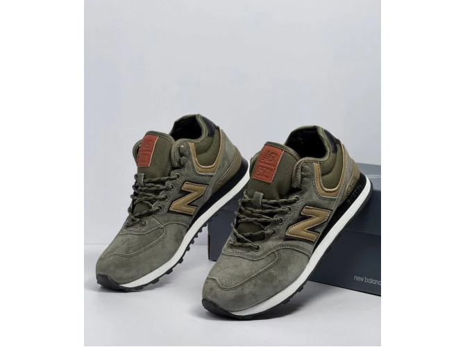New Balance Classic 574 Khaki С Мехом
