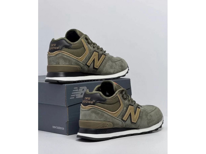 New Balance Classic 574 Khaki С Мехом