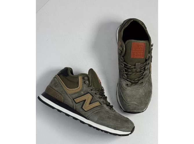 New Balance Classic 574 Khaki С Мехом