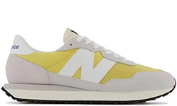 Кроссовки  New Balance 237 серые с желтым