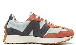 Кроссовки New Balance WS 327 черные с оранжевым