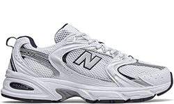 Кроссовки New Balance 530 Белые с серым спортивные