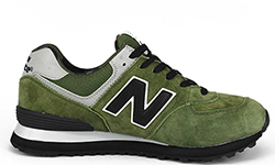 New Balance 574 classic green зеленые