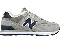 New Balance 574 Grey Blue с мехом