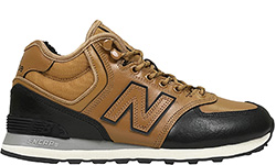 New Balance 574 Mid Brown Black с мехом