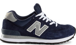 New Balance 574 Тёмно-синие с серым