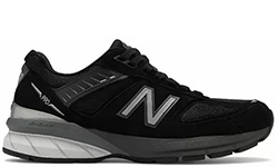 New Balance 990 замшевые черные