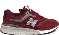 Кроссовки New Balance 997 мужские бордовые с серым