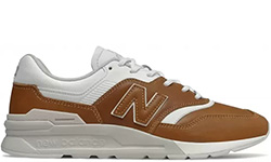 Кроссовки New Balance 997h коричневые с белым