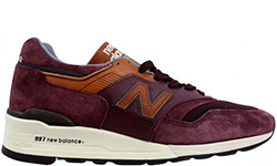 Кроссовки New Balance 997 женские бордовые