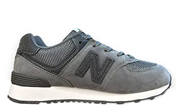 New Balance 574 Deep Grey White детские