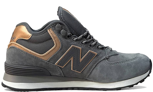 New Balance 574 Encap Grey Gold С Мехом