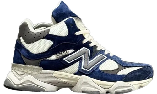 New Balance 9060 Blue White с мехом