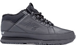 Кроссовки New Balance 754 мужские черные кожаные с мехом
